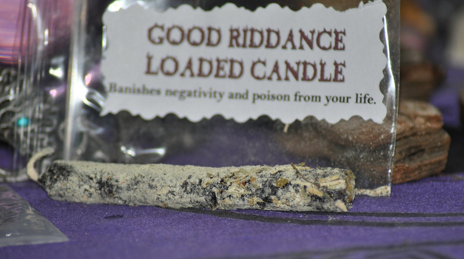Curse and Hex Breaker Custom Gris Gris, Loaded Candle, Incense - New Orleans Gris Gris, Voodoo, Mojo