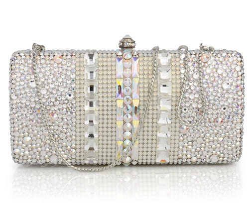 Handmade Genuine Swarovski Clutch