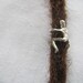 Sterling Silver Dreadlock climber charm - dreadlock bead FREE SHIPPING