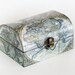 Decorative Box Keepsake box Treasury Chest Memory box, Wooden Treasure Vintage Decoupage Box christmas gift for him 5.5 / 4 / 3 ", ohtteam