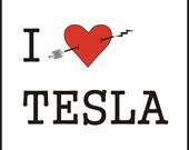 I Love Tesla T-Shirt