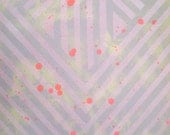 Lines, 19.5"x26", spray paint on paper