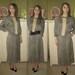 Miss Marple... Vintage 80s 20s Style Drop Waist Dress. Avant Garde. School Girl. Tweed. Unusual. S M