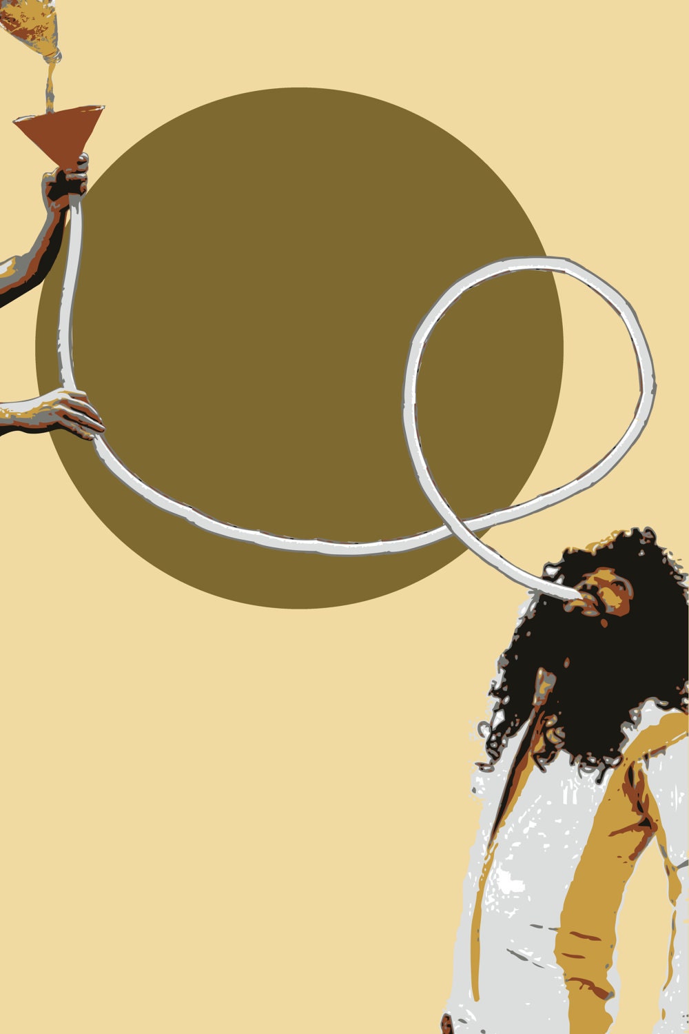 Art Print of Ol Dirty Beer Bong