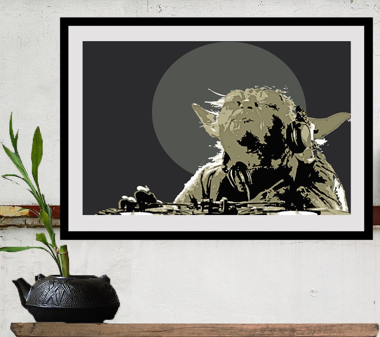 Star Wars Art DJ YODUH Size A