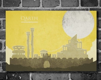 Game of Thrones poster movie print minimalist poster 11x17 Qarth