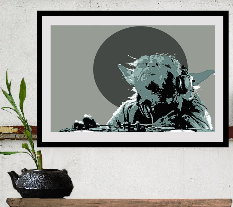 Star Wars Art DJ YODUH Size A