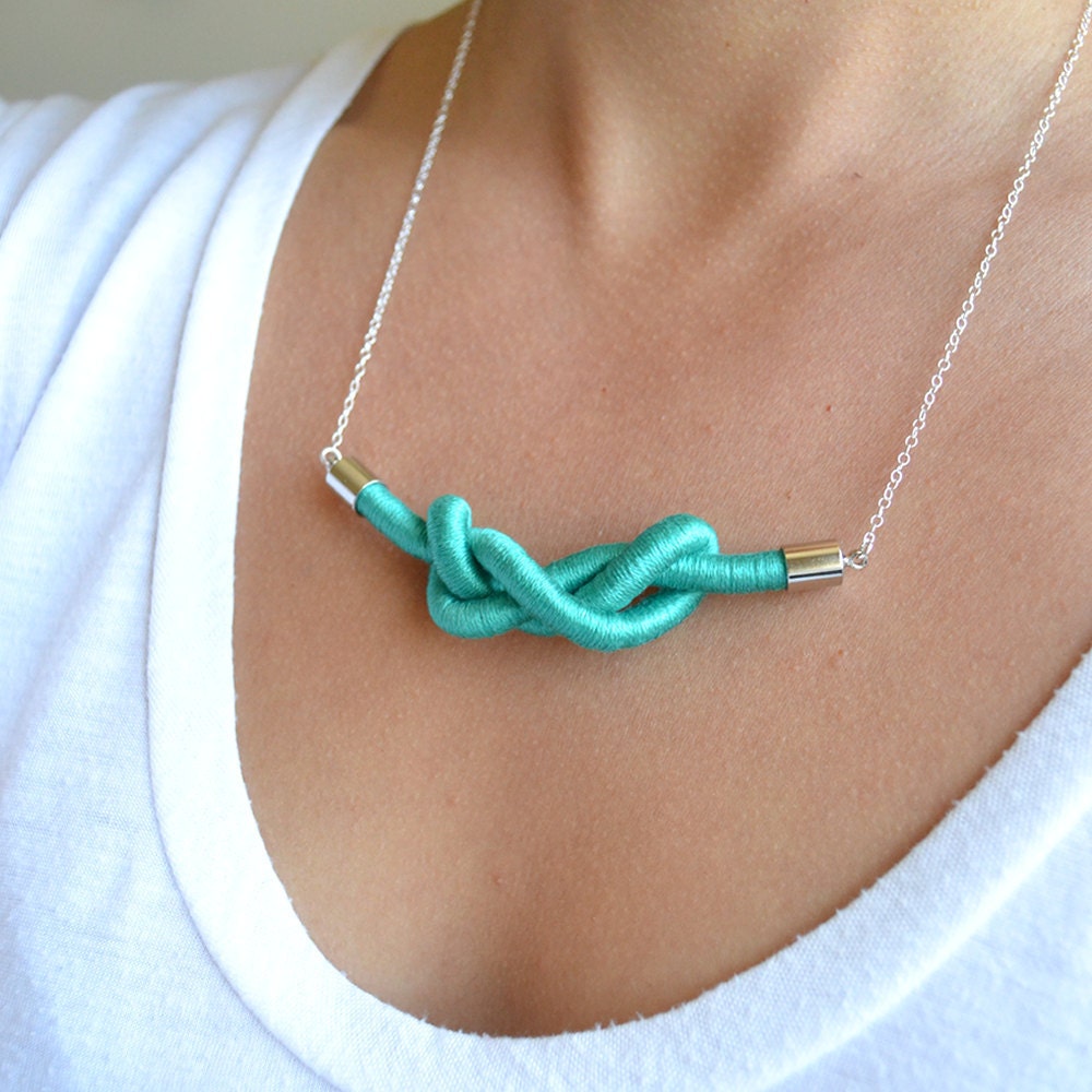 ZEE rope necklace // black
