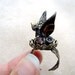 Dragon terrarium ring - Miniature Game of thrones inspired art ring