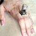 Dragon terrarium ring - Miniature Game of thrones inspired art ring