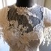 Vintage 1960s Wedding/Formal Satin & Lace Gown-Size 6