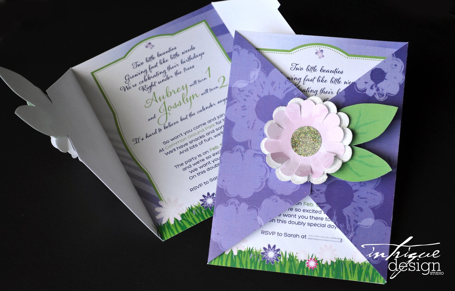 Spring Garden Birthday - Invitation and Favor tag - Print-It-Yourself (printed available) Il_170x135