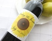 Sunflower - Custom Wine Lables
