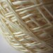 Handspun Yarn Hand-dyed Golden 1-ply Lace-weight Tencel