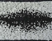 Magnetic, black and white 3 dimensional paper art