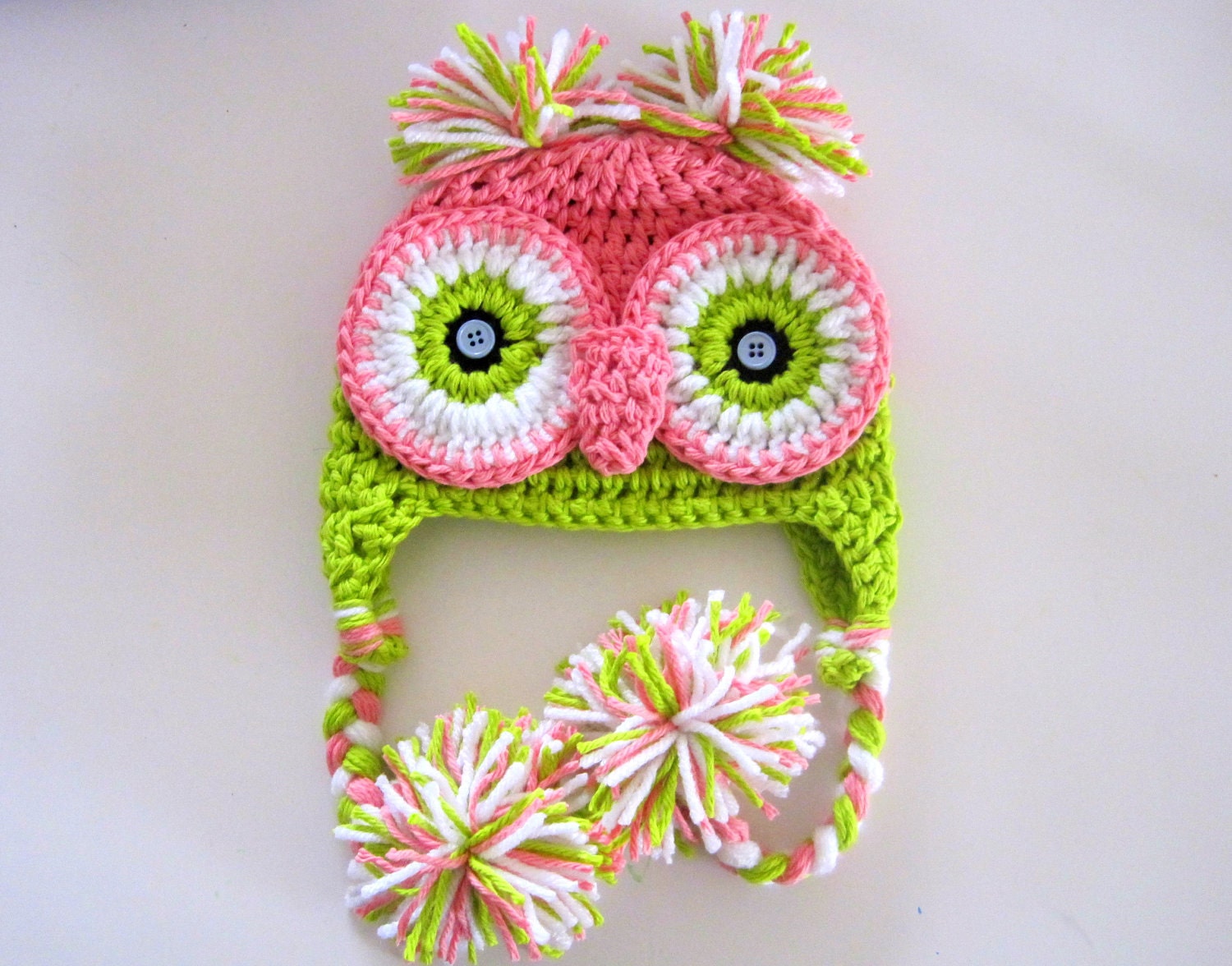 Whoo Whoo Pretty Owl Hat Newborn to 18 months