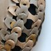 Handmade "Carlotta" Shoulder Bag.  Soft, Pebbled Leather with Brass Hardware.