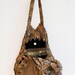 Handmade "Carlotta" Shoulder Bag.  Soft, Pebbled Leather with Brass Hardware.