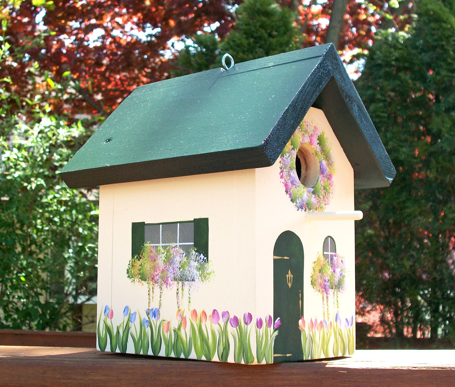 Evergreen Cottage Bird House