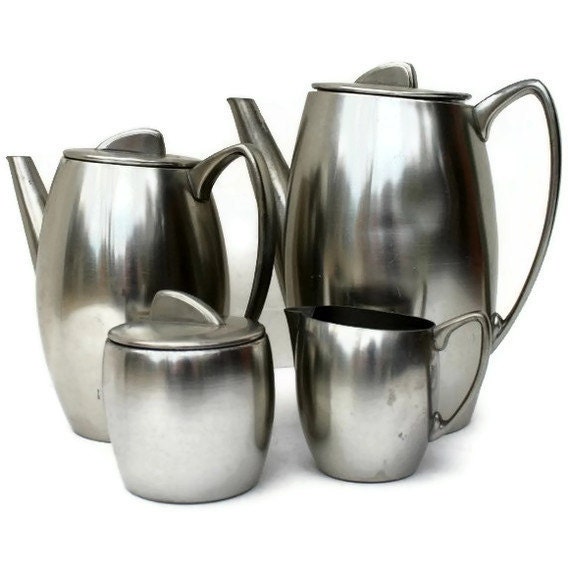 Pewter Coffee Tea Service from Holland