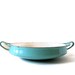 Dansk Kobenstyle paella pan in aqua blue