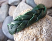 Weaved Leather Wrap Bracelet.Cuff/Bangle.Unisex.