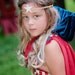 Featured in the October issue of Parenting Magazine, Captain America Inspired Girl's Costume, Super Hero Costume