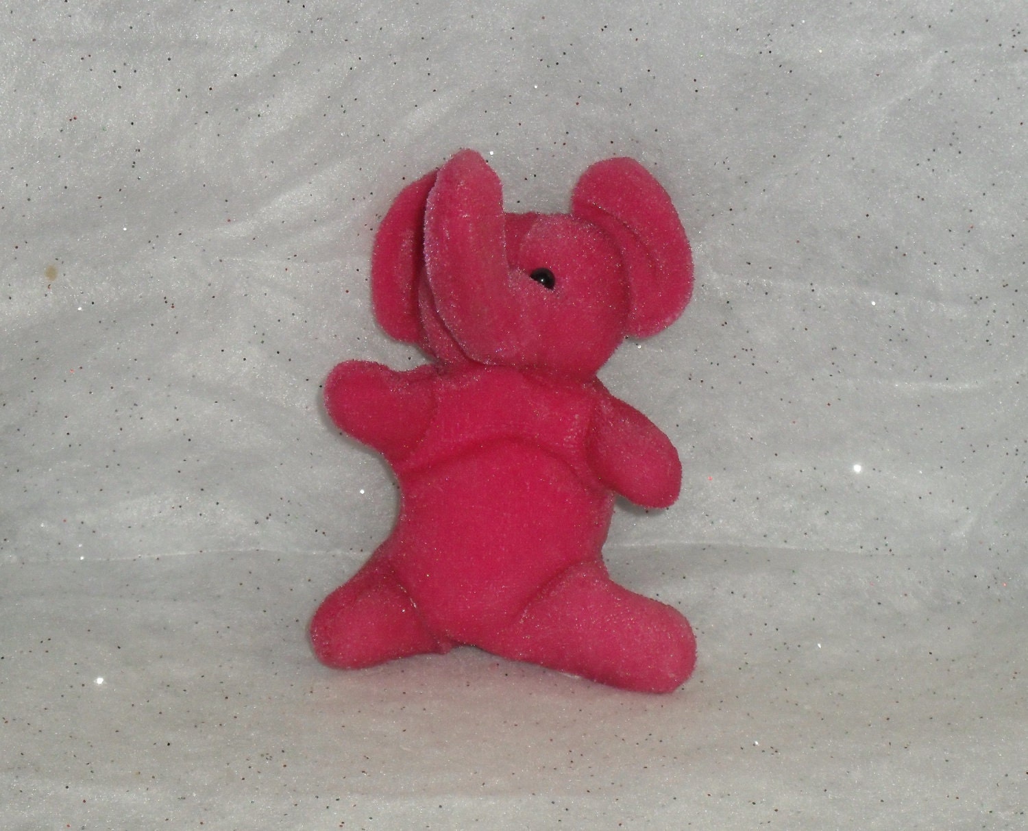 Little Pink Elephant. White Lilac and Lavender Scented Wax Dipped  .