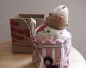 Zombie Felt Cupcake