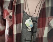 Canvas Suga Skull Necklace