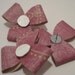 Polka Dot Flower Push Pins, Office Decoration