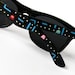 Sunglasses - Custom Wayfarer style sunglasses Pacman unique hand painted Pac-man