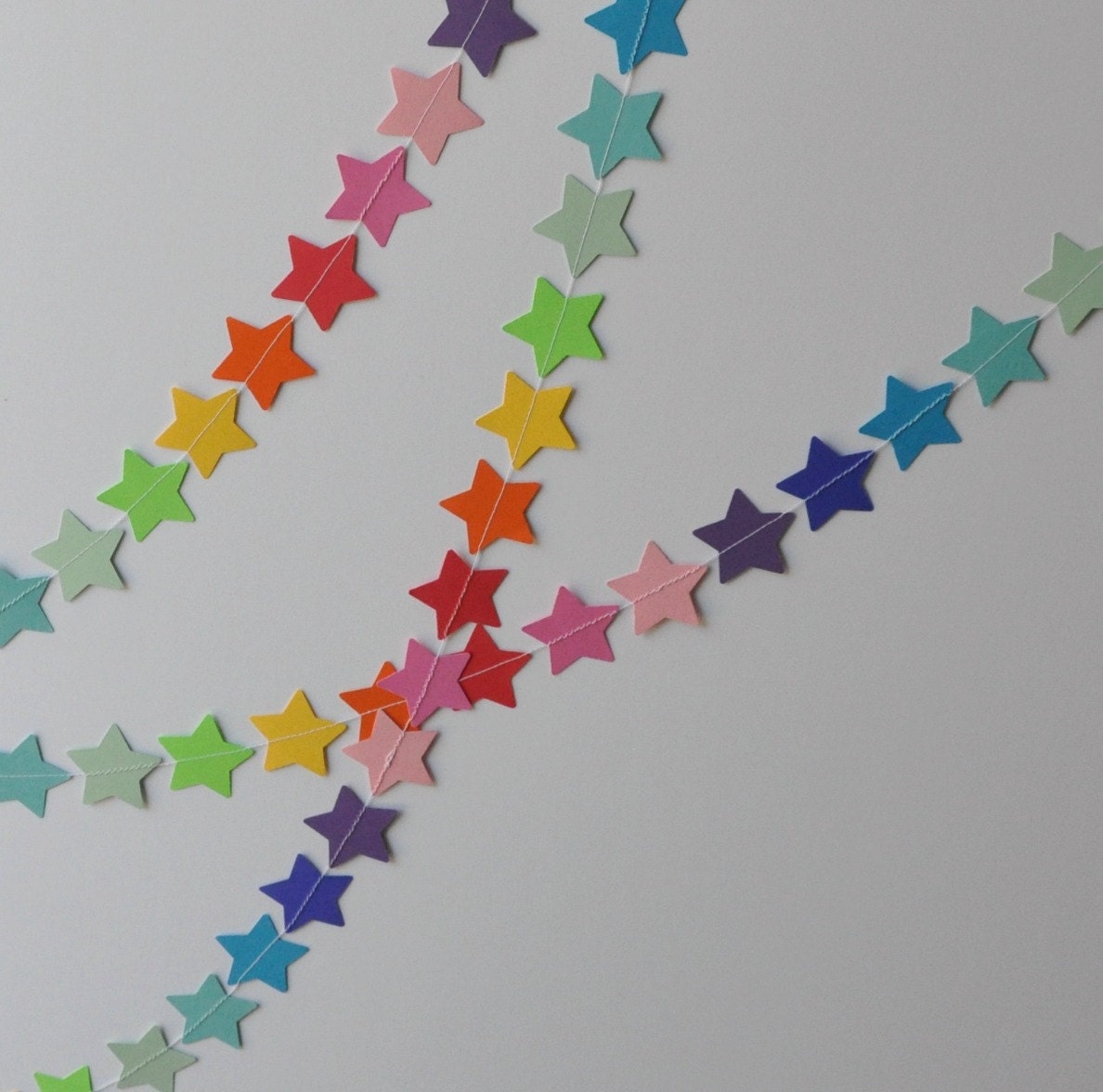 Paper Garland - Rainbow Stars