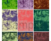 ATC Digital Sheet Collage ACEO Scrapbooking Mixed Media Altered Art Tags Journalling Cards Downloadable  2Tone Darks Grunge 006