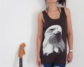 American Bald Eagle Animal  Rock Print Tank Top M