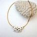 Vintage Diane Von Furstenberg Necklace : Deco Mask vintage enamel and gold tone Diane Von Furtstenberg necklace