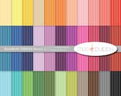 Digital Scrapbook Paper Pack  --  Rainbow  Stripes Small-2 (tinted) -- INSTANT DOWNLOAD