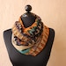 Infinity chiffon circle scarf- tribal inspired