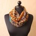 Infinity chiffon circle scarf- tribal inspired