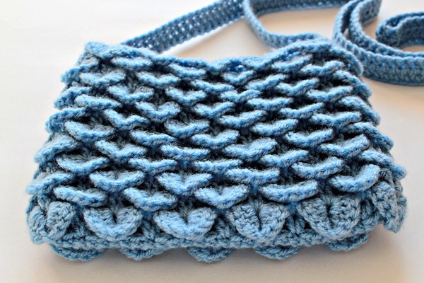 Crochet Pattern Crocodile Stitch Bag