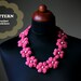 Crochet Pattern Crochet Flower Necklace