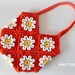 Crochet Pattern Crochet 3D Flower Purse
