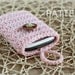 Crochet Pattern Crocheted Cell Phone Cover