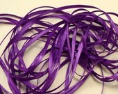 10 yds of 1/8" Double-Faced Satin Ribbon in Purple