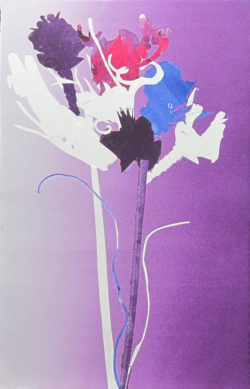 Cotton Candy: Purple and Blue Flowers