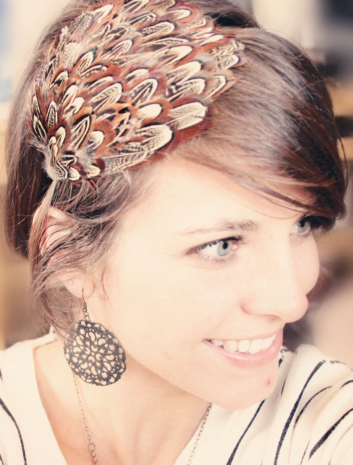 Feather Headband, All Ages, Unique and Eye Catching