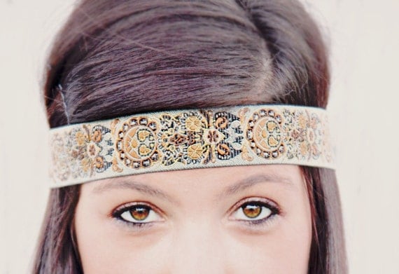The Indian Princess Headband, Indie, elastic closure, beautiful ornate detail