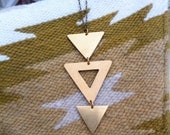 Triple Triangle Necklace