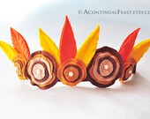 Fall Feather&Flower Crown