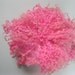 Wensleydale locks-Blythe doll hair, spinning and felt making-'Barbie pink'